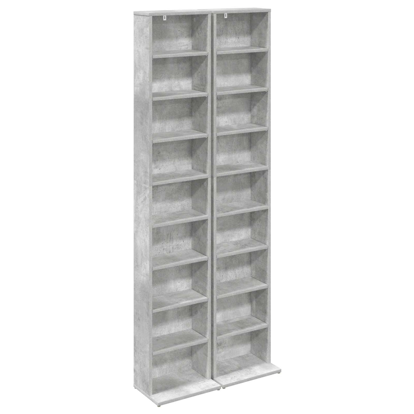 CD Cabinet 2 pcs Concrete Grey 33 x 23.5 x 175 cm