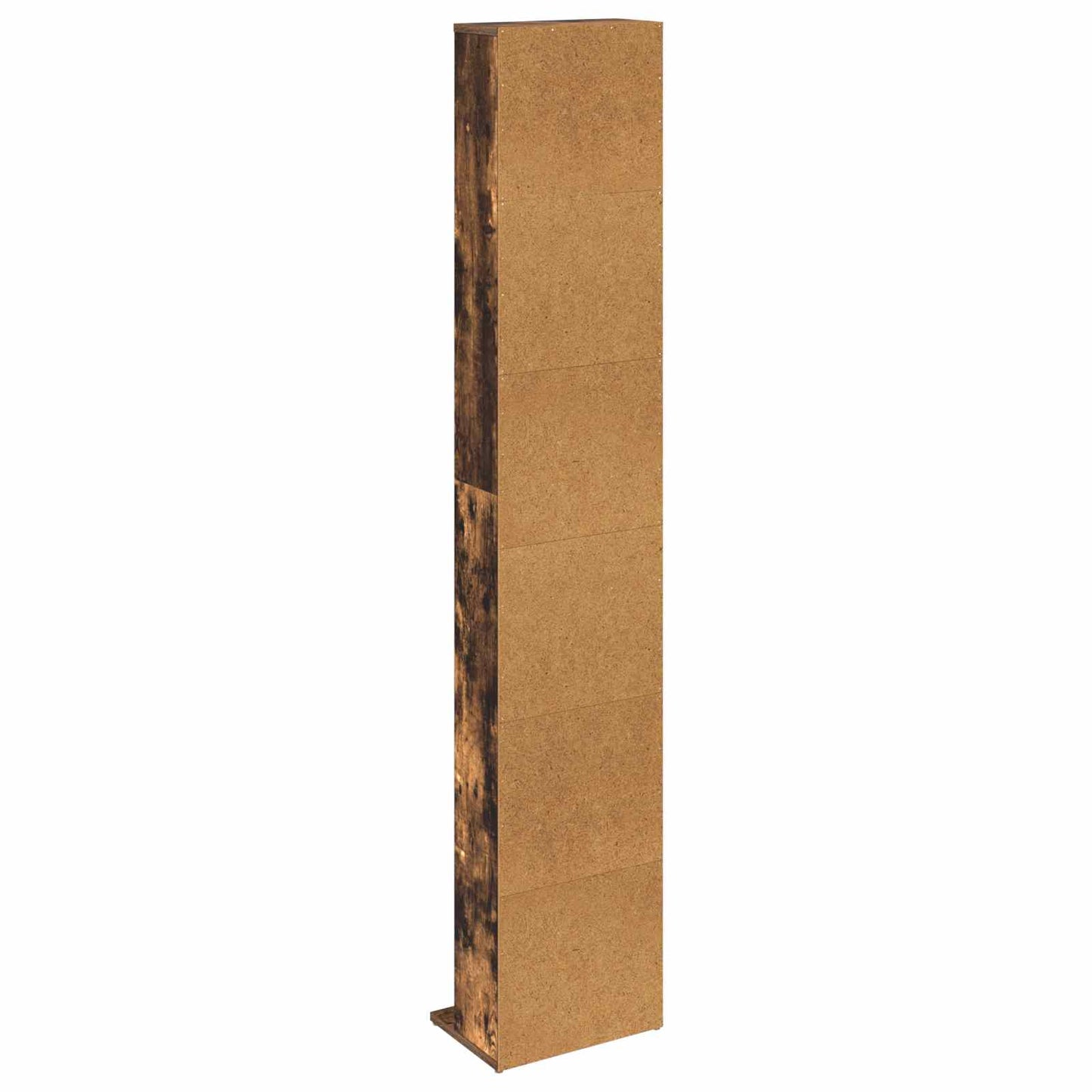 CD Cabinet Smoked Oak 33 x 23.5 x 175 cm Engineered Wood
