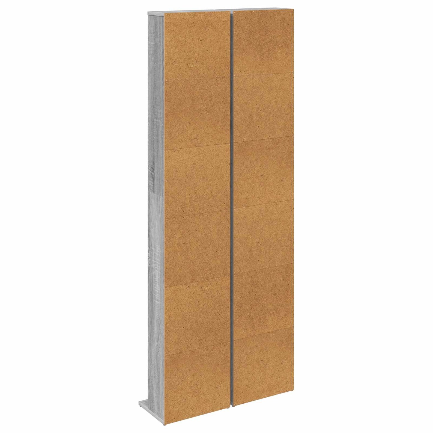 CD Cabinet 2 pcs Grey Sonoma 33 x 23.5 x 175 cm Engineered Wood