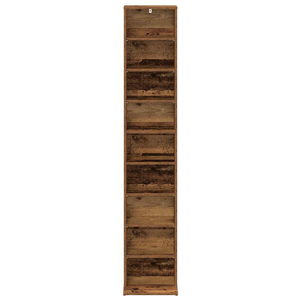 CD Cabinet Old Wood 33 x 23.5 x 175 cm Engineered Wood