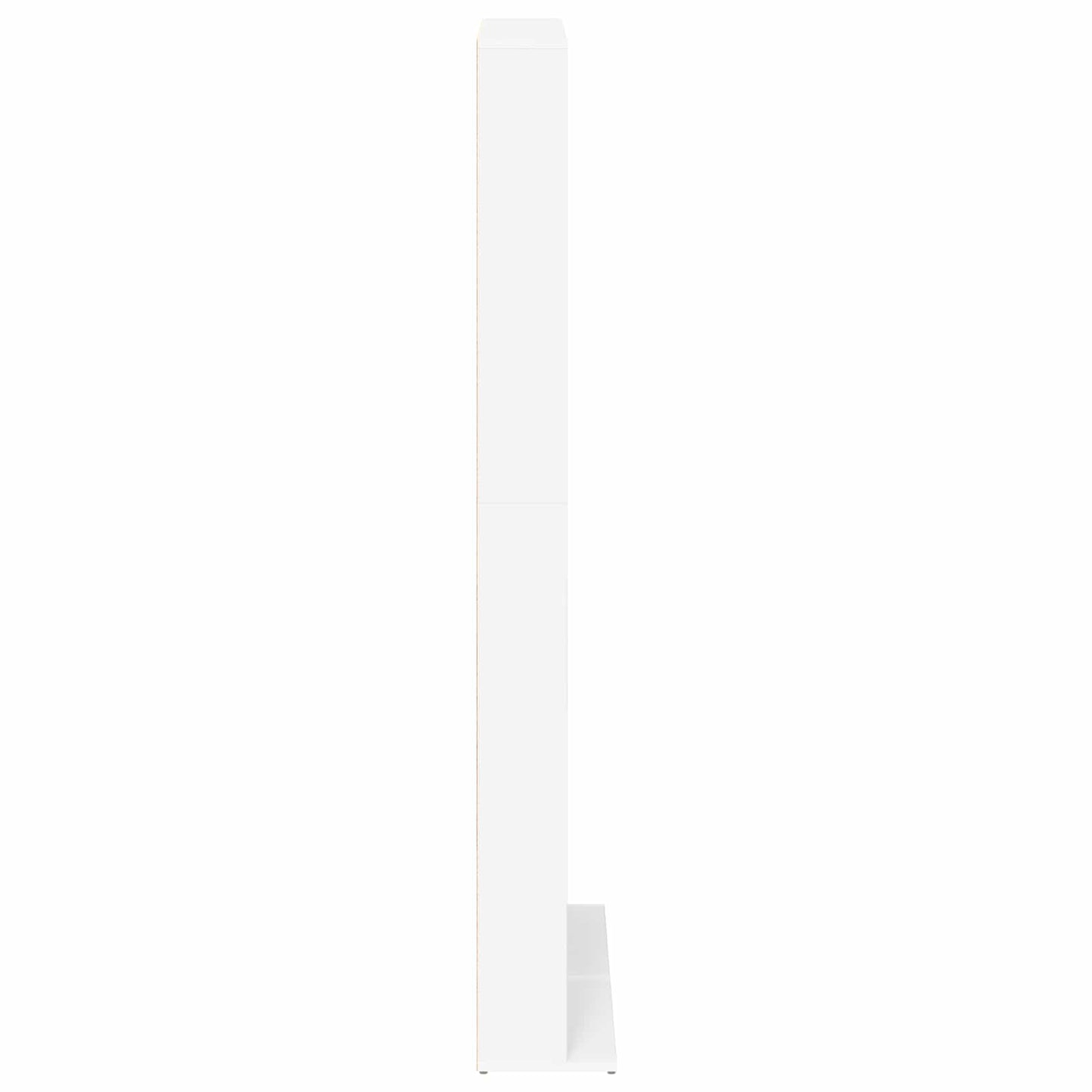 CD Cabinet White 65 x 23.5 x 175 cm Engineered Wood