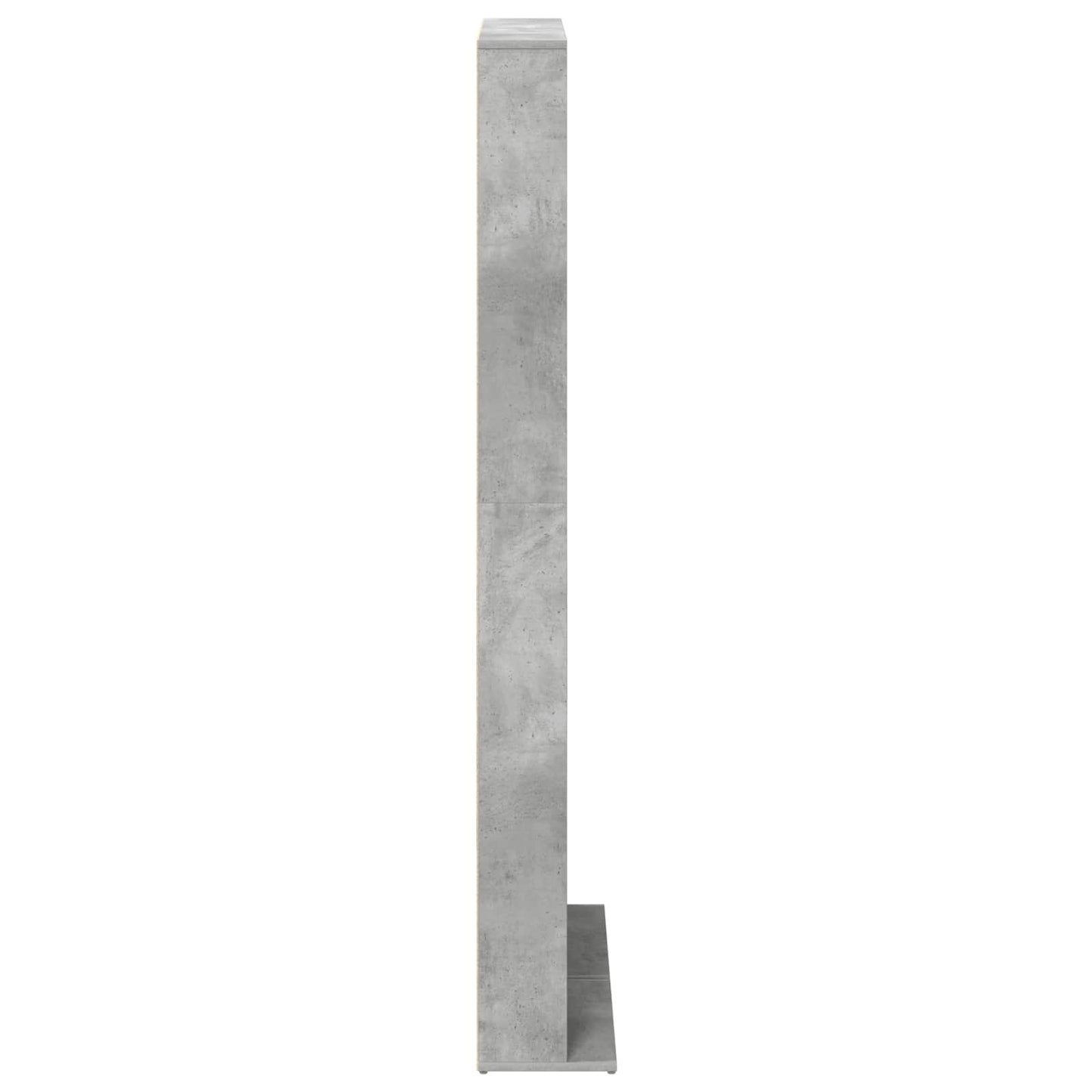 CD Cabinet Concrete Grey 65 x 23.5 x 175 cm Engineered Wood