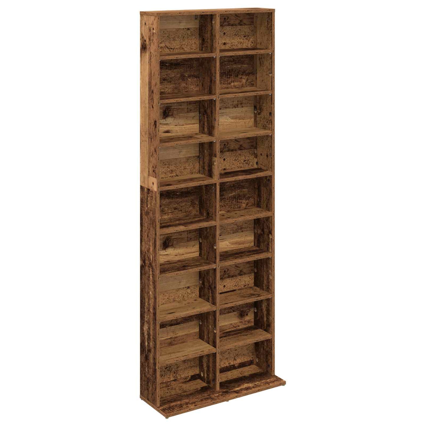CD Cabinet Old Wood 65 x 23.5 x 175 cm Engineered Wood