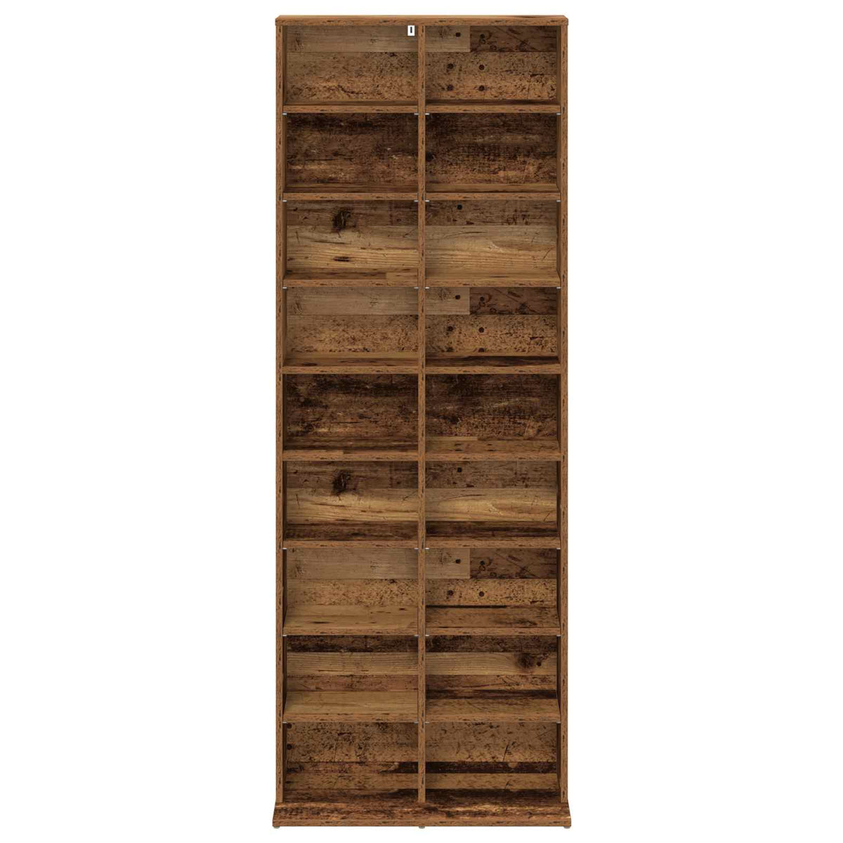 CD Cabinet Old Wood 65 x 23.5 x 175 cm Engineered Wood