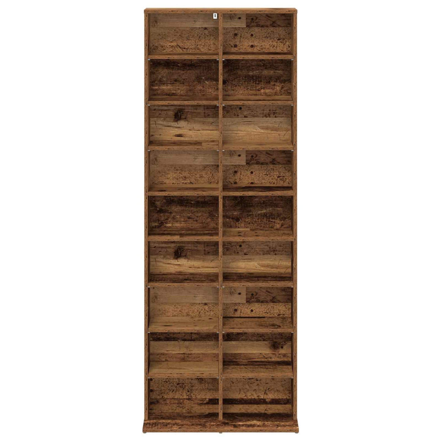 CD Cabinet Oak Wood 65 x 23.5 x 175 cm Engineered Wood
