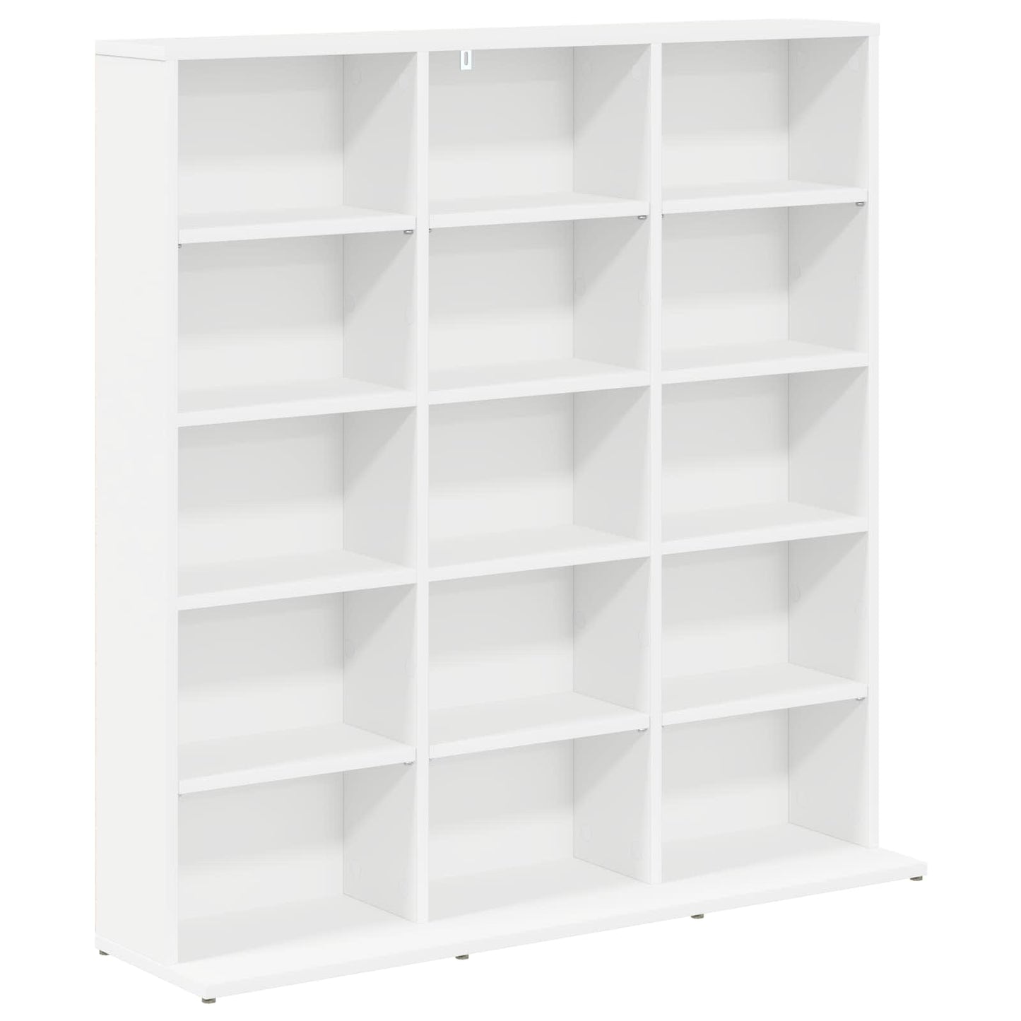 CD Cabinet White 96 x 23.5 x 97.5 cm Engineered Wood