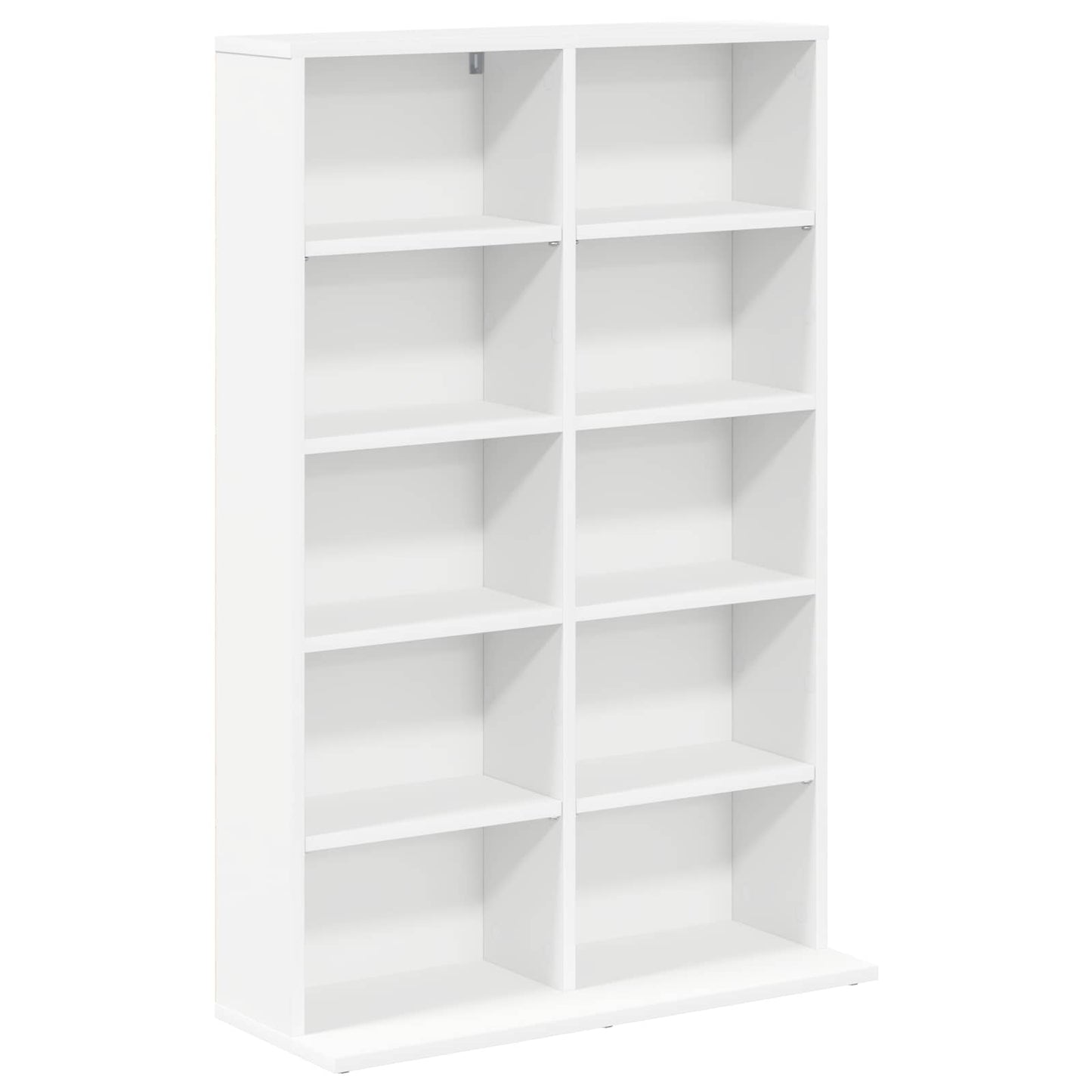 CD Cabinet 2 pcs White 65 x 23.5 x 97.5 cm Engineered Wood