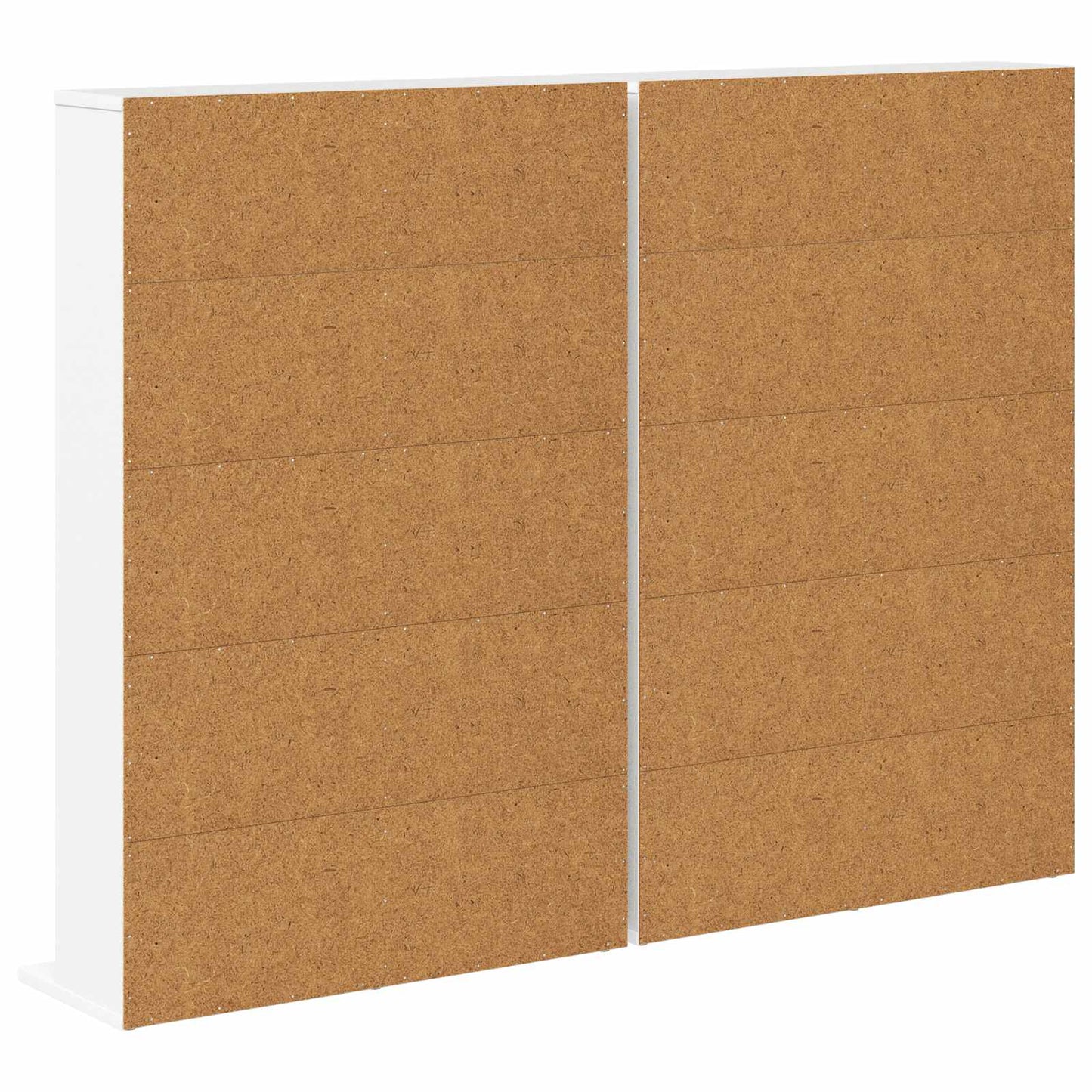 CD Cabinet 2 pcs White 65 x 23.5 x 97.5 cm Engineered Wood