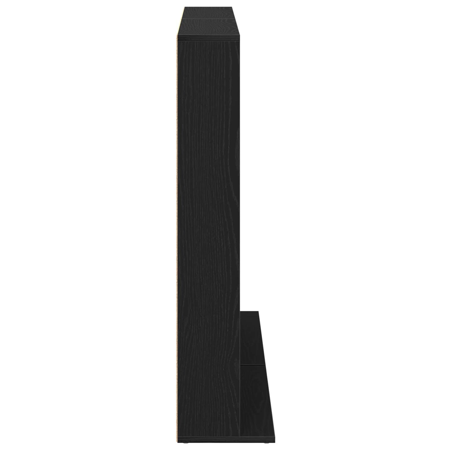 CD Cabinet 2 pcs Black Oak 65 x 23.5 x 97.5 cm Engineered Wood