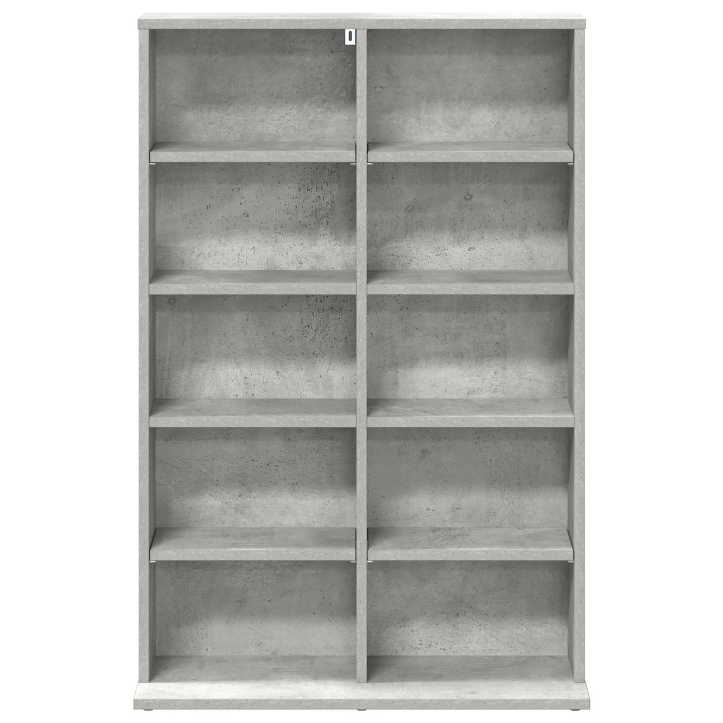 CD Cabinet Concrete Grey 65 x 23.5 x 97.5 cm Engineered Wood