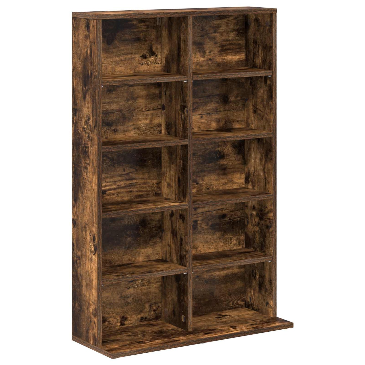 CD Cabinet Smoked Oak 65 x 23.5 x 97.5 cm Engineered Wood
