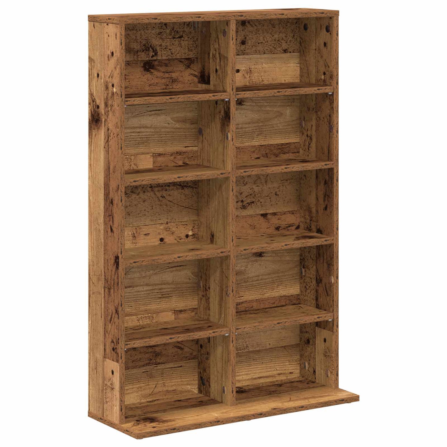 CD Cabinet Old Wood 65 x 23.5 x 97.5 cm Engineered Wood