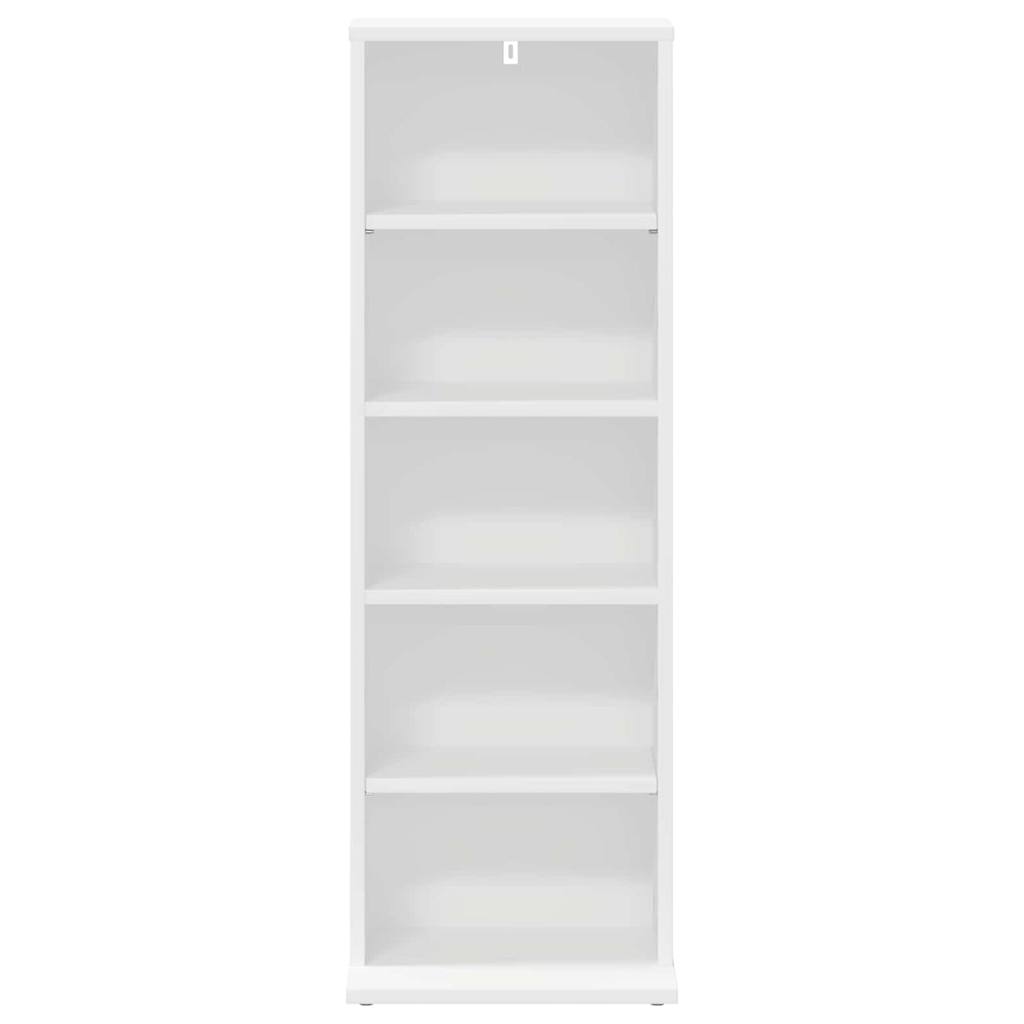 CD Cabinet White 33 x 23.5 x 97.5 cm Engineered Wood
