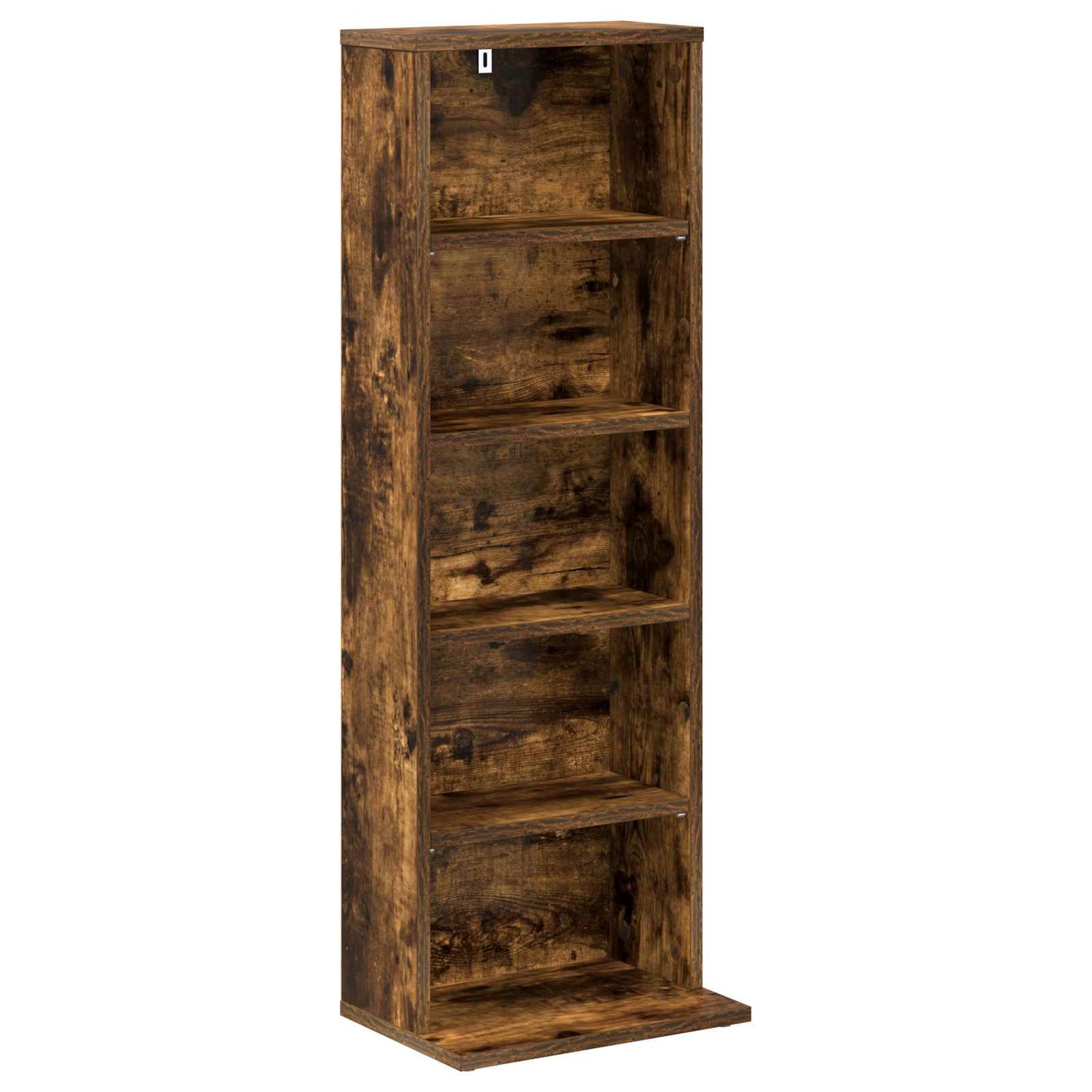 CD Cabinet Smoked Oak 33 x 23.5 x 97.5 cm Engineered Wood