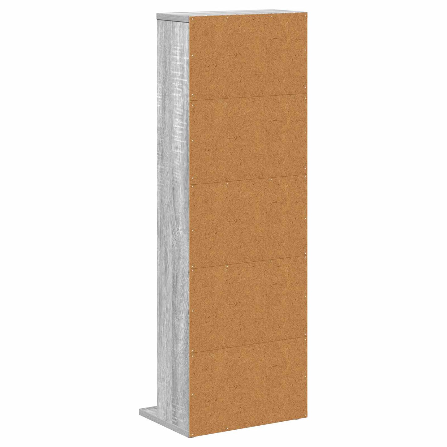 CD Cabinet Grey Sonoma 33 x 23.5 x 97.5 cm Engineered Wood