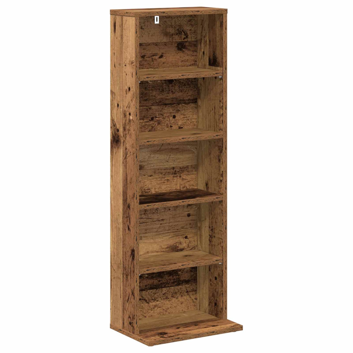 CD Cabinet 2 pcs Old Wood 33 x 23.5 x 97.5 cm Engineered Wood