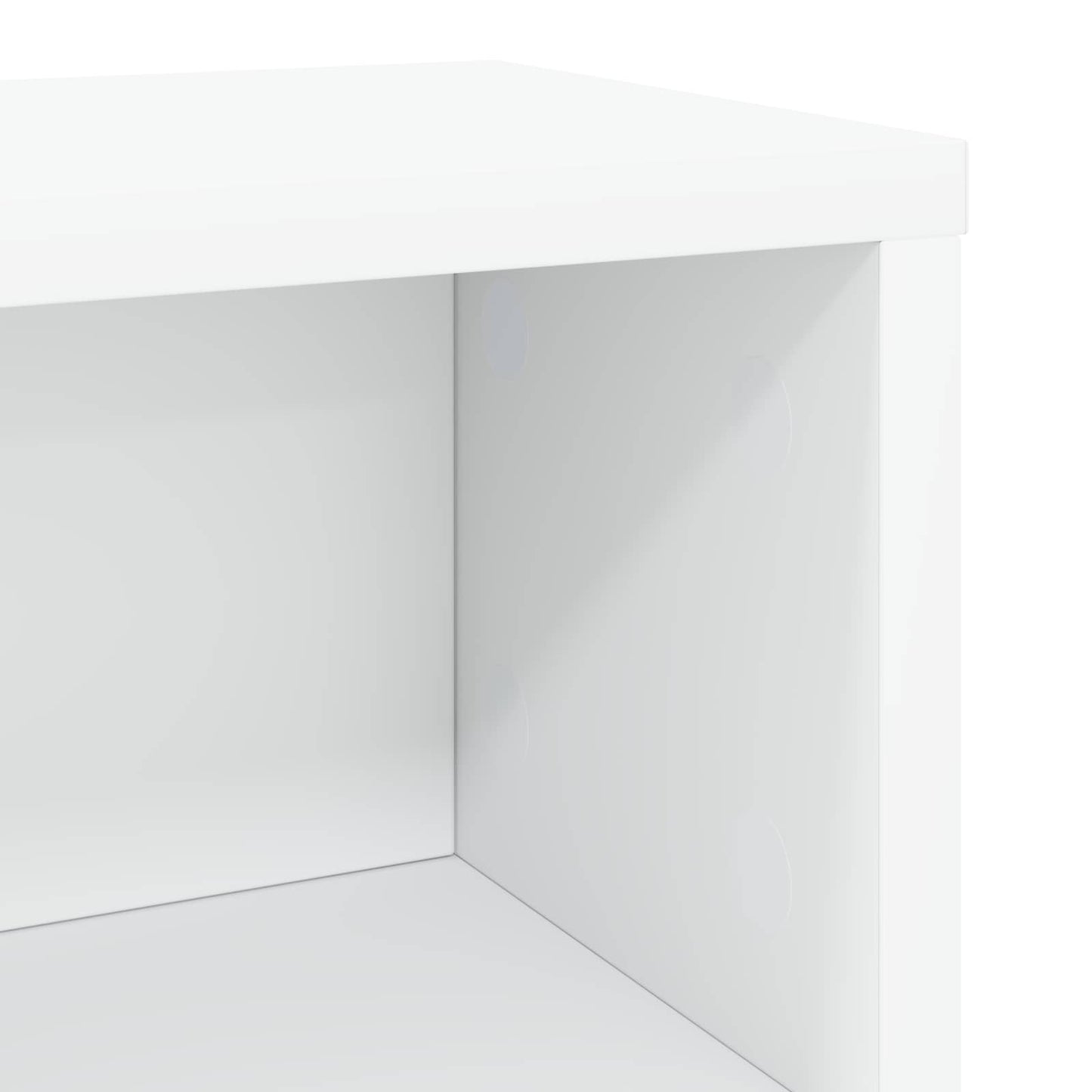 CD Storage Rack 4 pcs White 40 x 17 x 17 cm Engineered Wood
