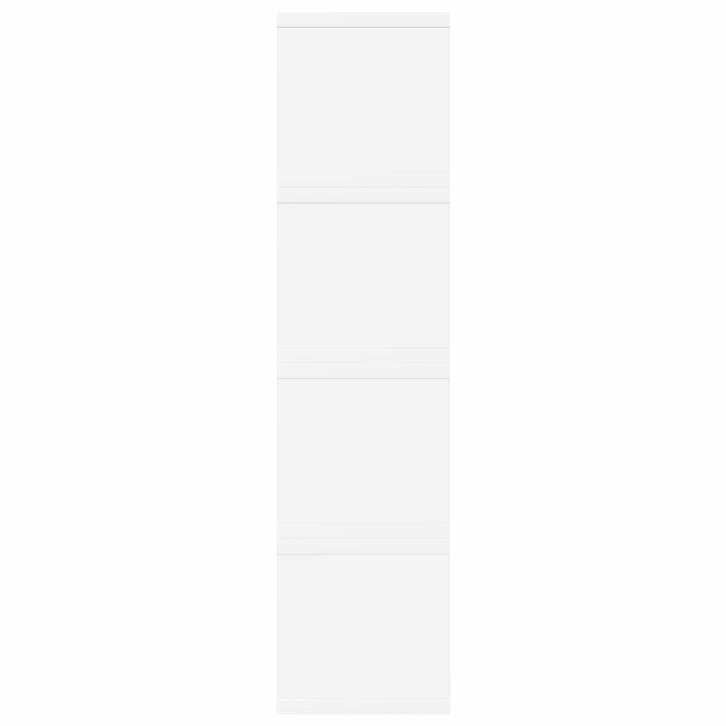 CD Storage Rack 4 pcs White 40 x 17 x 17 cm Engineered Wood