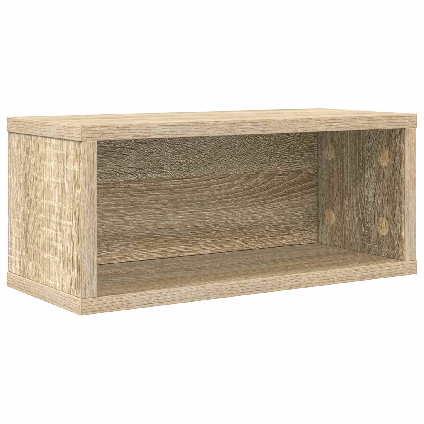 CD Storage Rack Sonoma Oak 40 x 17 x 17 cm Engineered Wood