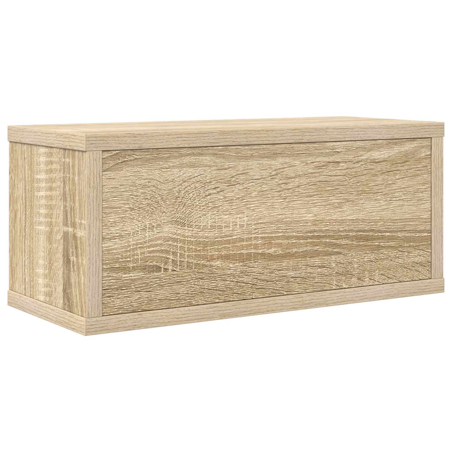 CD Storage Rack Sonoma Oak 40 x 17 x 17 cm Engineered Wood