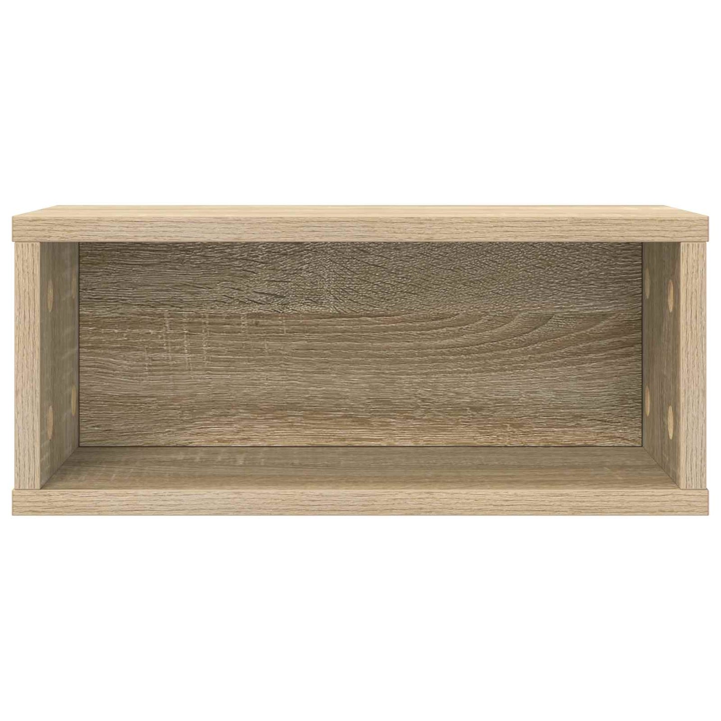 CD Storage Rack Sonoma Oak 40 x 17 x 17 cm Engineered Wood