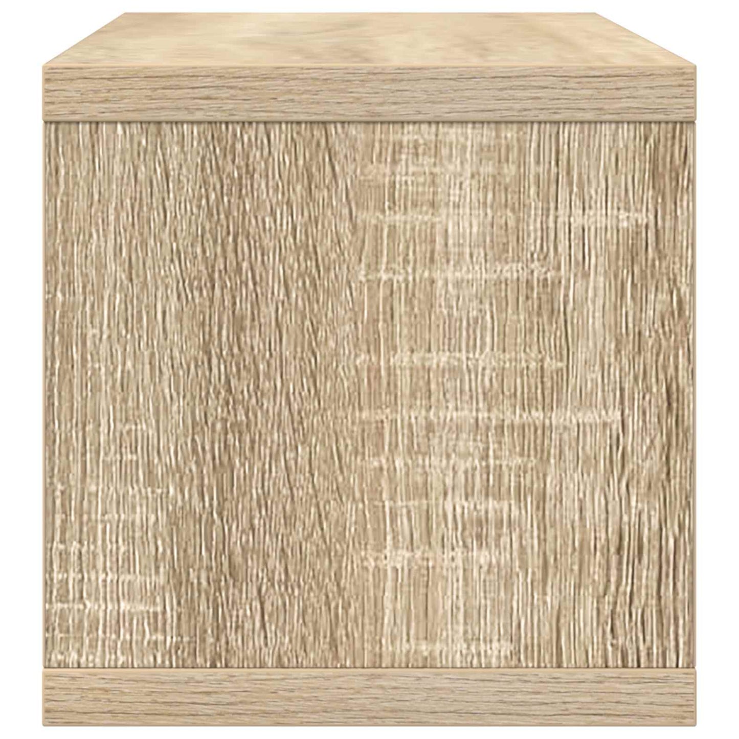 CD Storage Rack Sonoma Oak 40 x 17 x 17 cm Engineered Wood