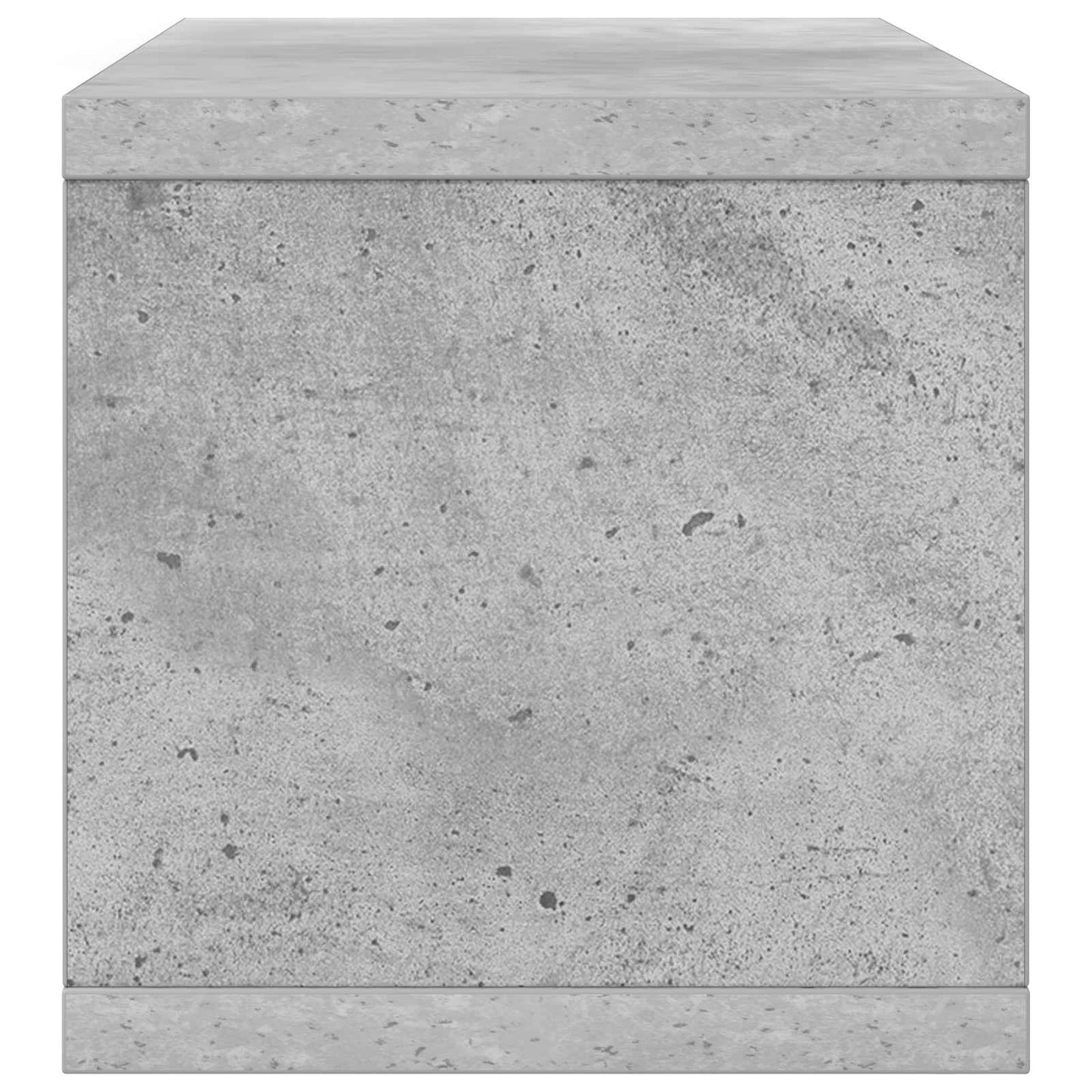 CD Storage Rack 2 pcs Concrete Grey 40 x 17 x 17 cm