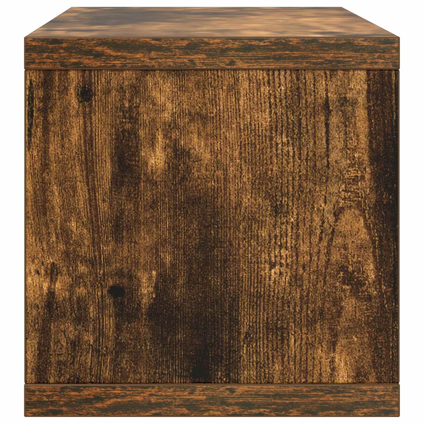 CD Storage Rack 2 pcs Smoked Oak 40 x 17 x 17 cm