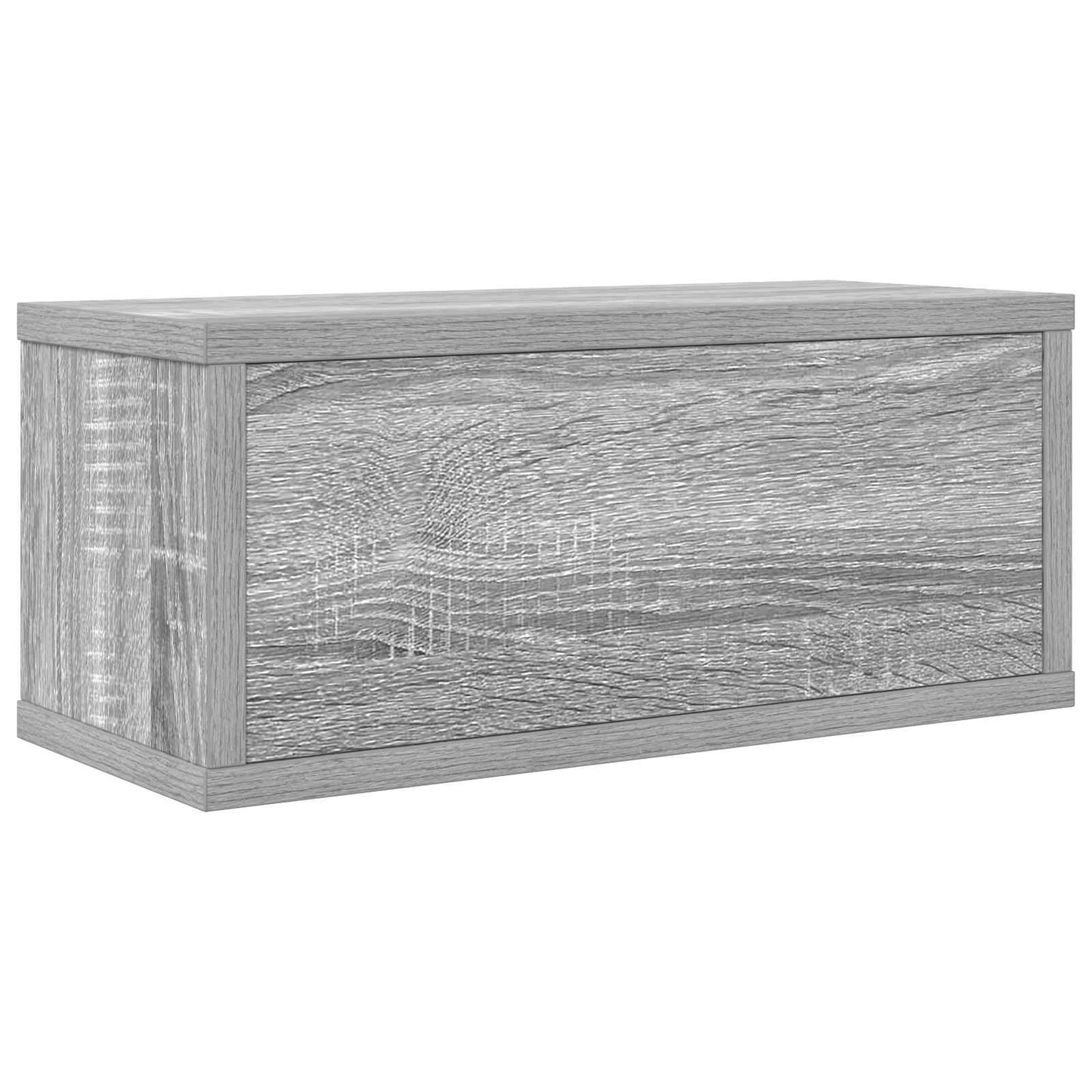 CD Storage Rack Grey Sonoma 40 x 17 x 17 cm Engineered Wood
