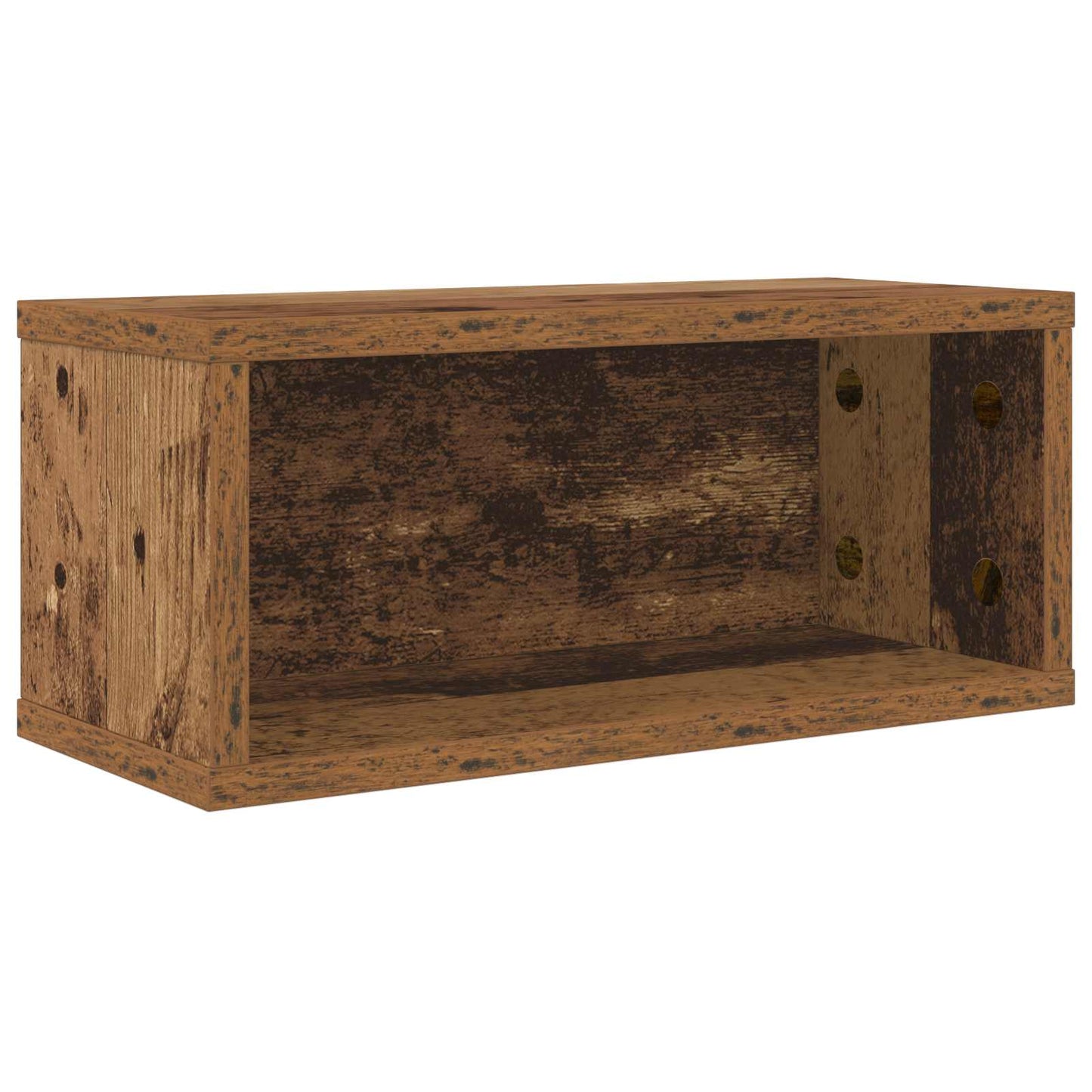 CD Storage Rack Oak Wood 40 x 17 x 17 cm Engineered Wood