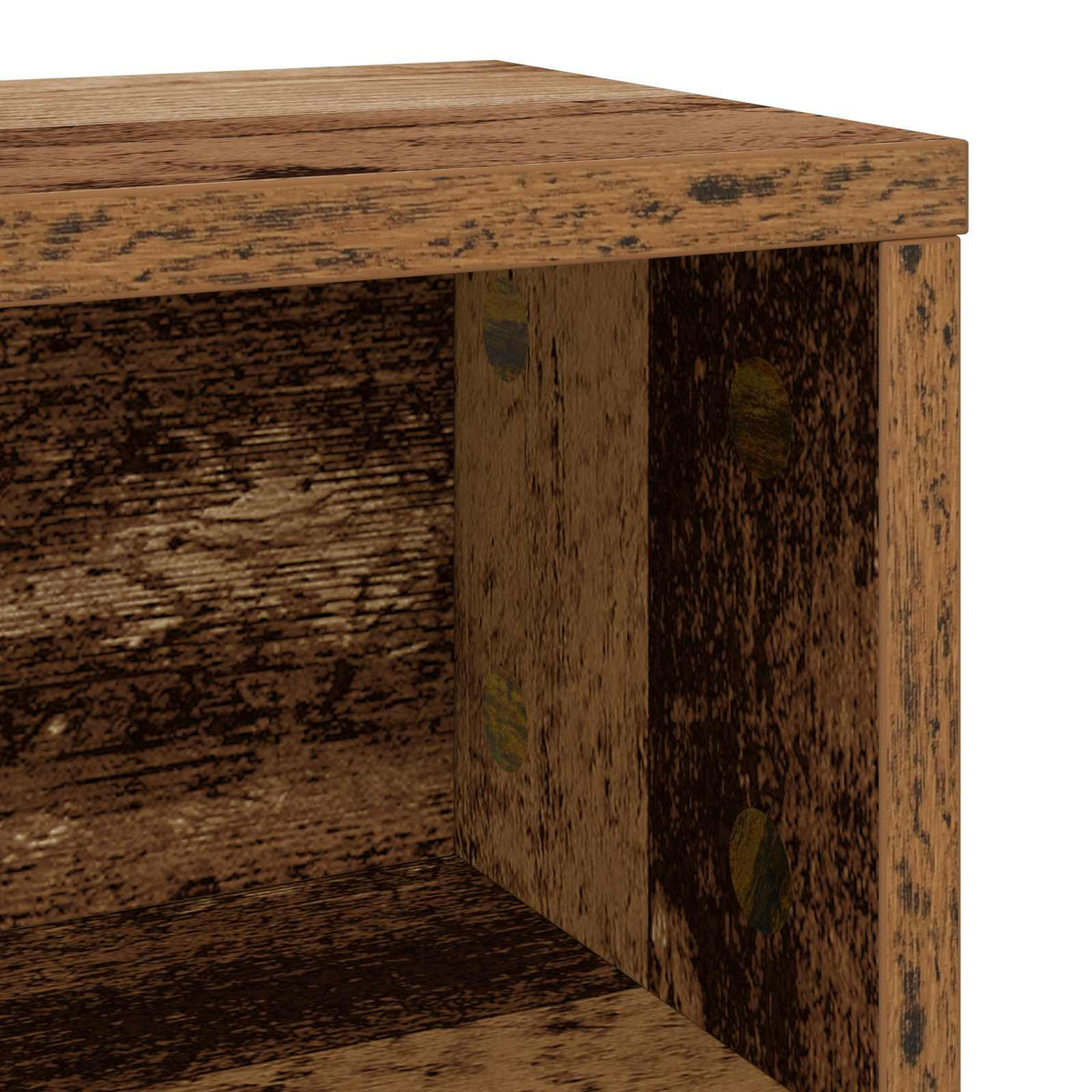 CD Storage Rack 4 pcs Old Wood 40 x 17 x 17 cm Engineered Wood