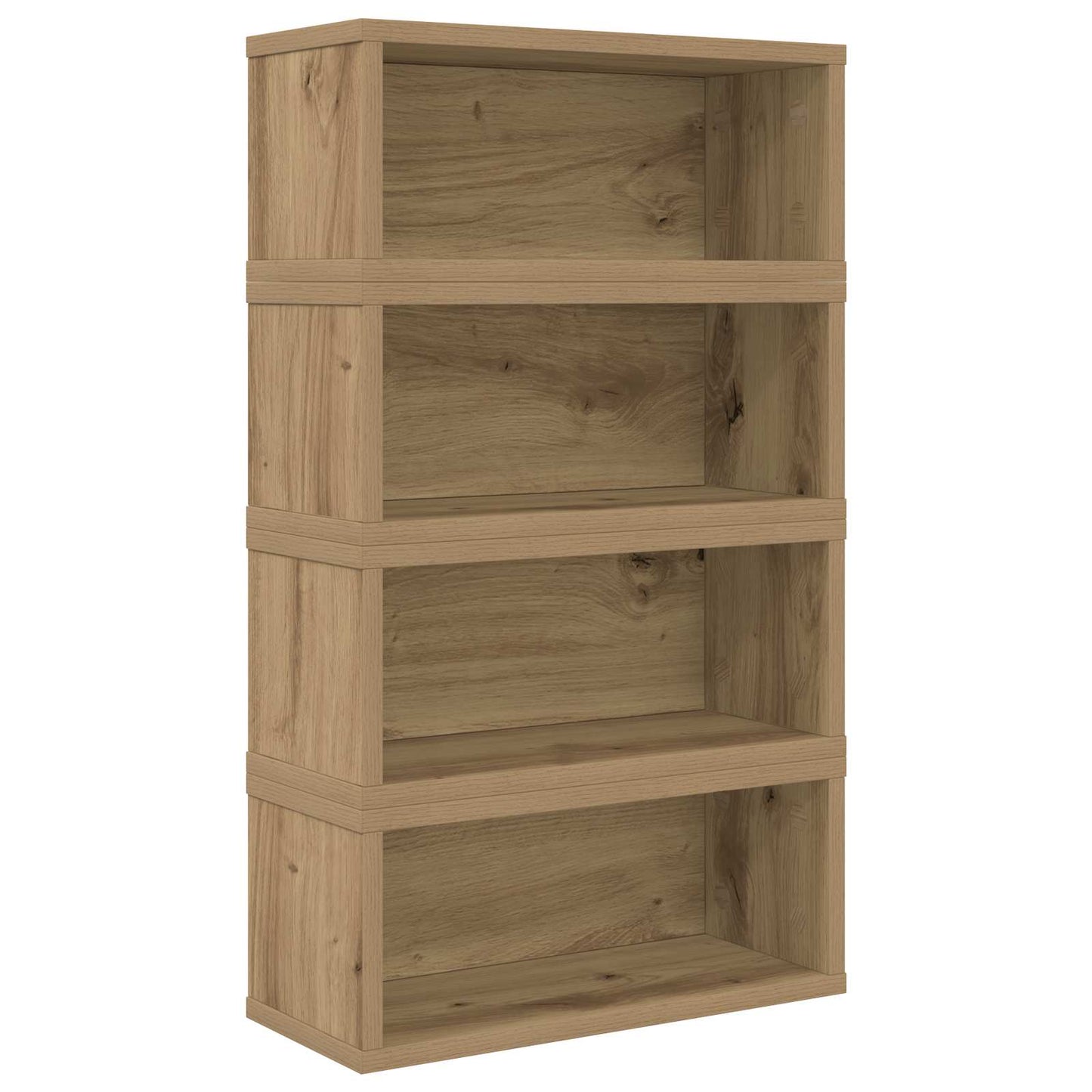 CD Storage Rack 4 pcs Artisan Oak 40 x 17 x 17 cm
