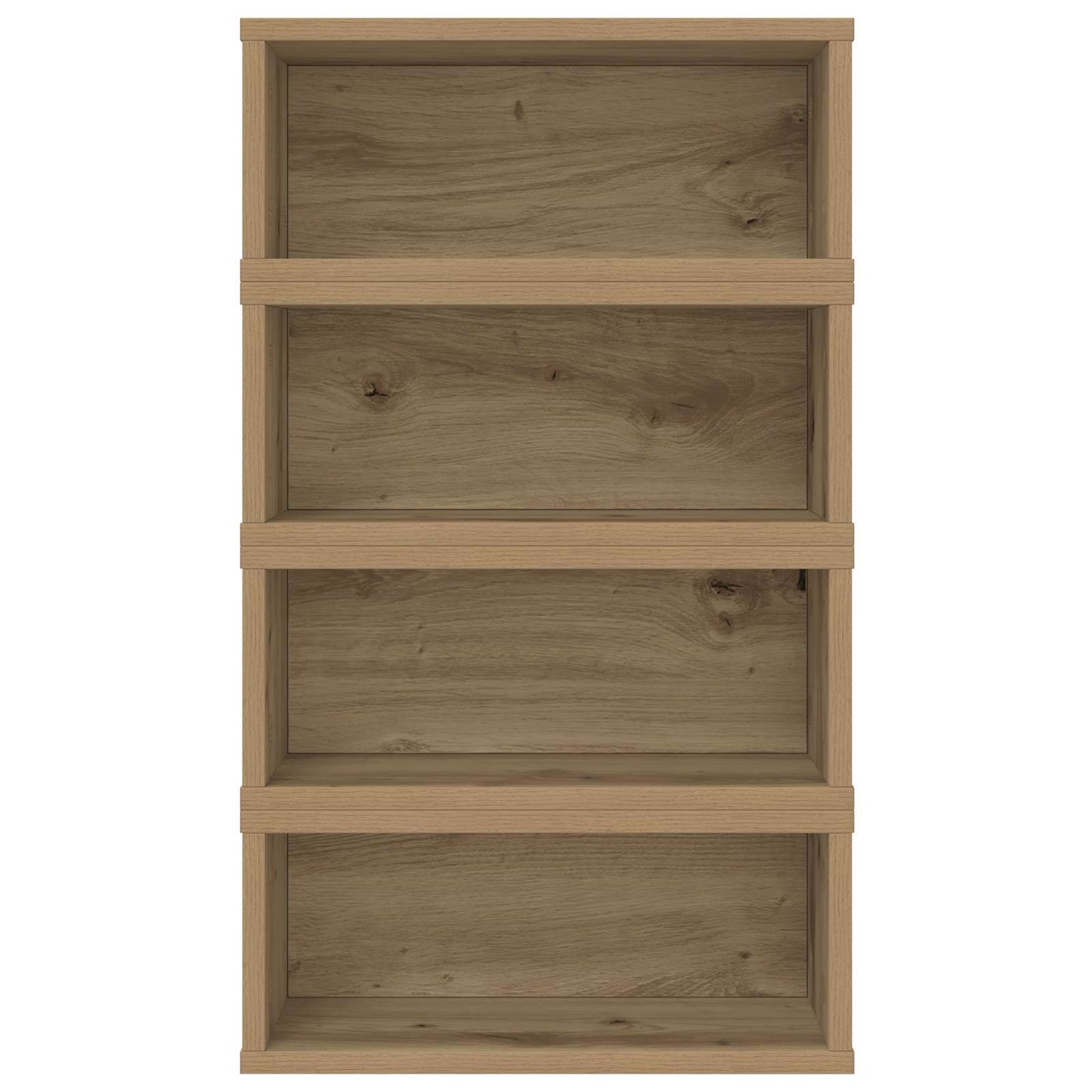 CD Storage Rack 4 pcs Artisan Oak 40 x 17 x 17 cm