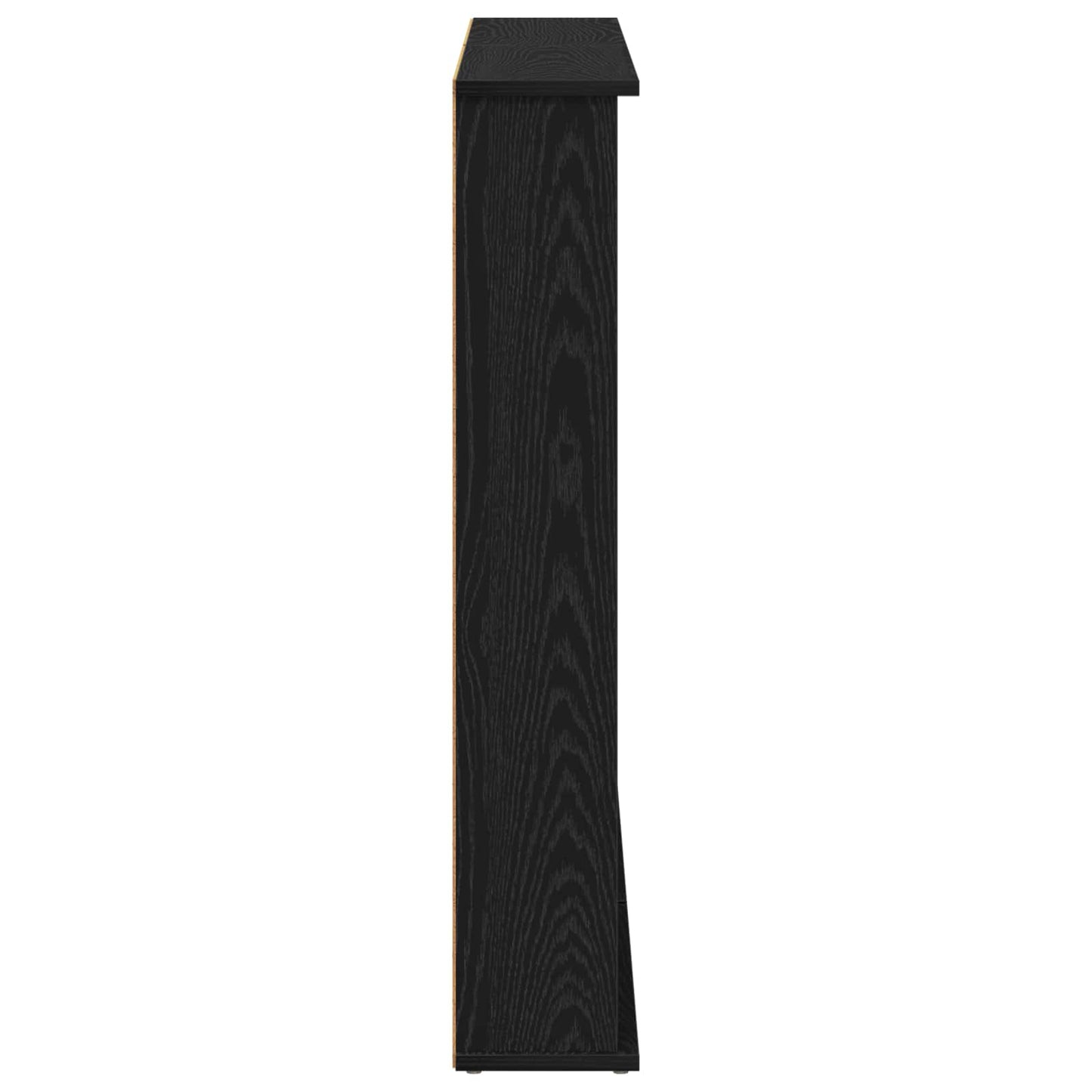 CD Cabinet 2 pcs Black Oak 60 x 17 x 92 cm Engineered Wood