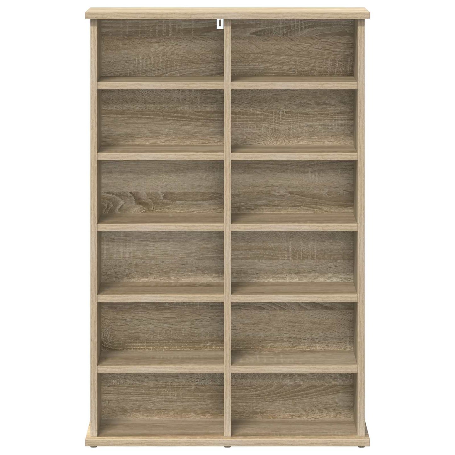 CD Cabinet Sonoma Oak 60 x 17 x 92 cm Engineered Wood