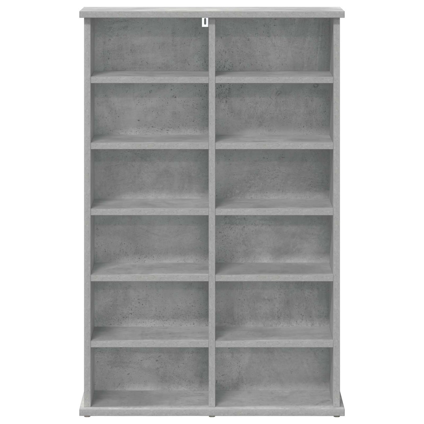 CD Cabinet Concrete Grey 60 x 17 x 92 cm Engineered Wood