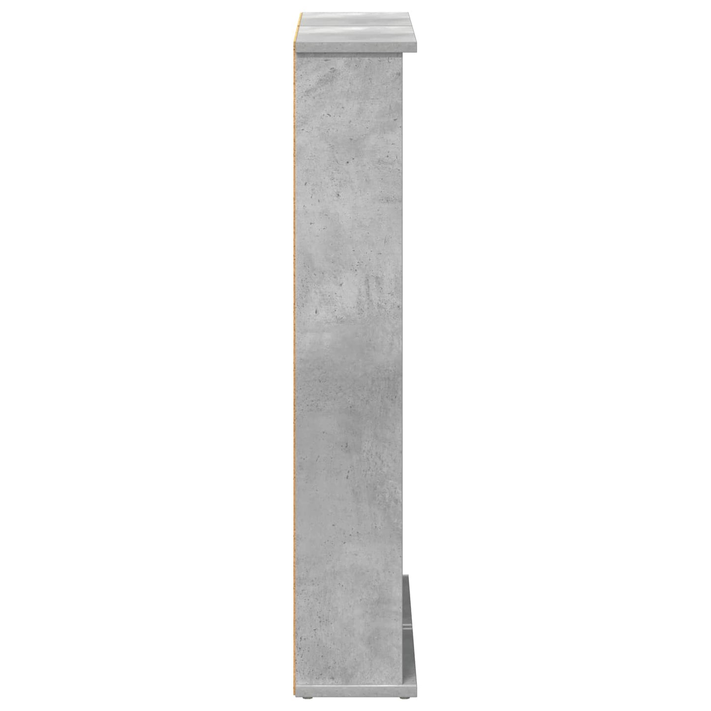 CD Cabinet Concrete Grey 60 x 17 x 92 cm Engineered Wood