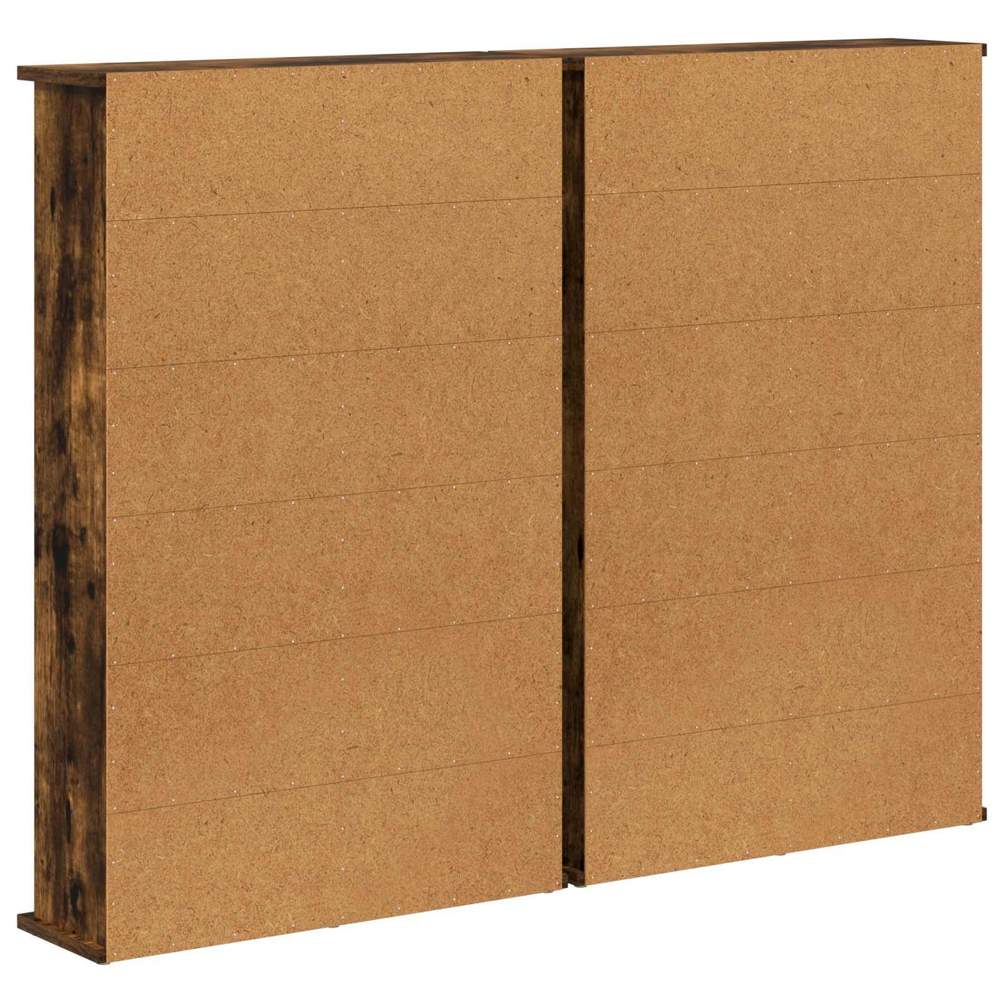 CD Cabinet 2 pcs Smoked Oak 60 x 17 x 92 cm Engineered Wood