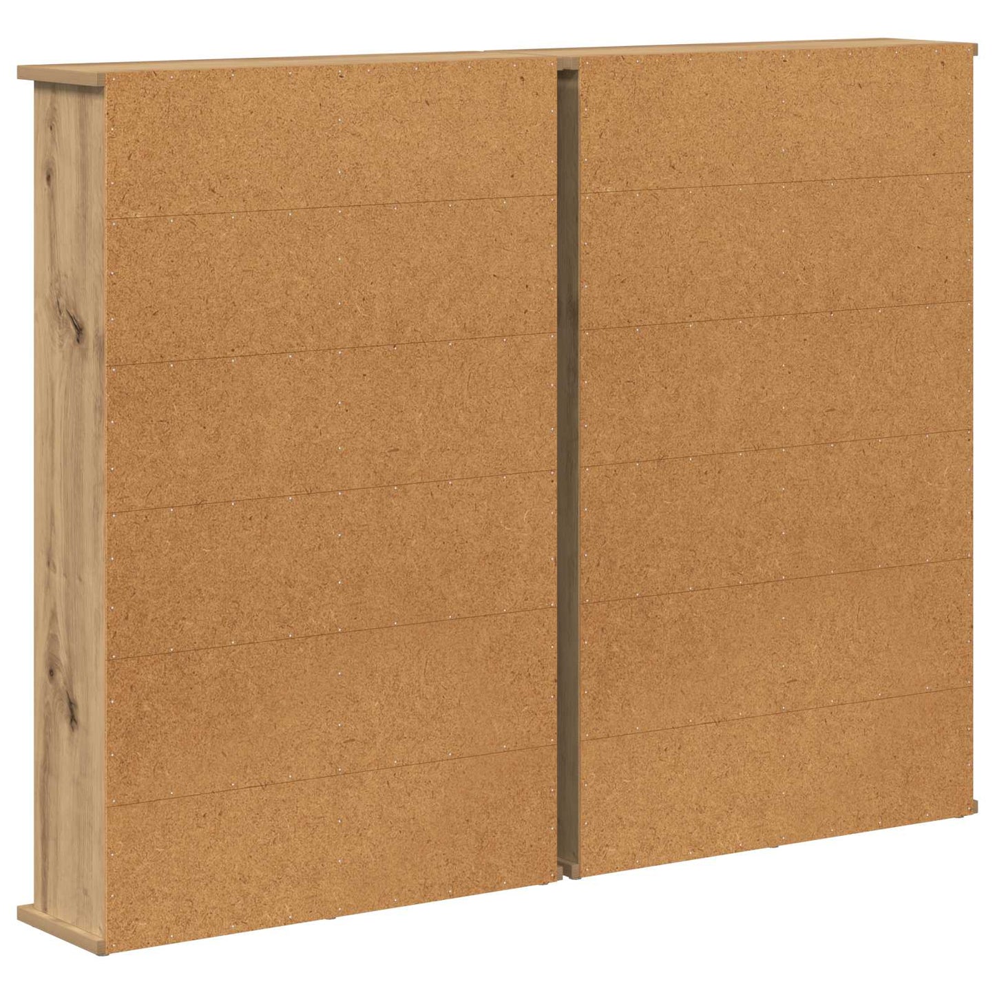 CD Cabinet 2 pcs Artisan Oak 60 x 17 x 92 cm Engineered Wood