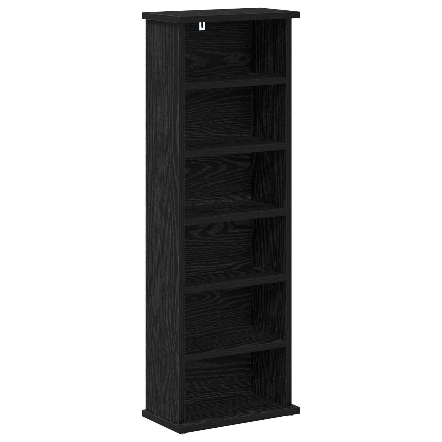 CD Cabinet 2 pcs Black Oak 32 x 17 x 92 cm Engineered Wood
