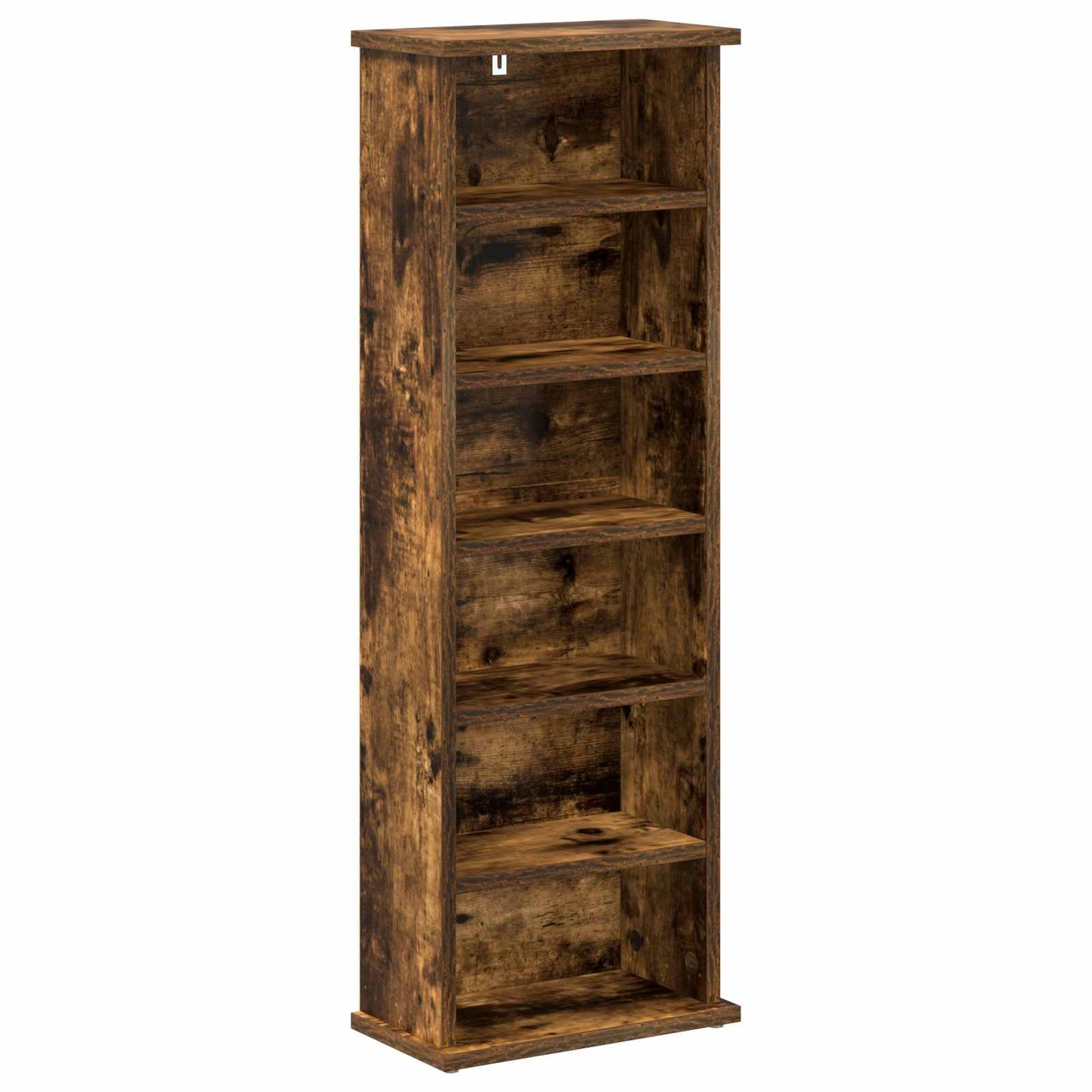 CD Cabinet 2 pcs Smoked Oak 32 x 17 x 92 cm Engineered Wood