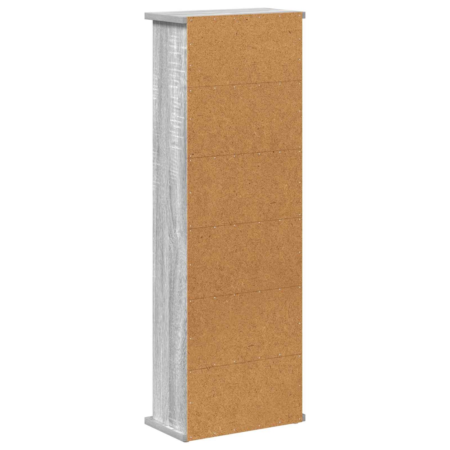 CD Cabinet Grey Sonoma 32 x 17 x 92 cm Engineered Wood