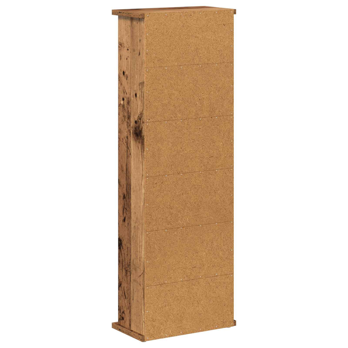 CD Cabinet Old Wood 32 x 17 x 92 cm Engineered Wood