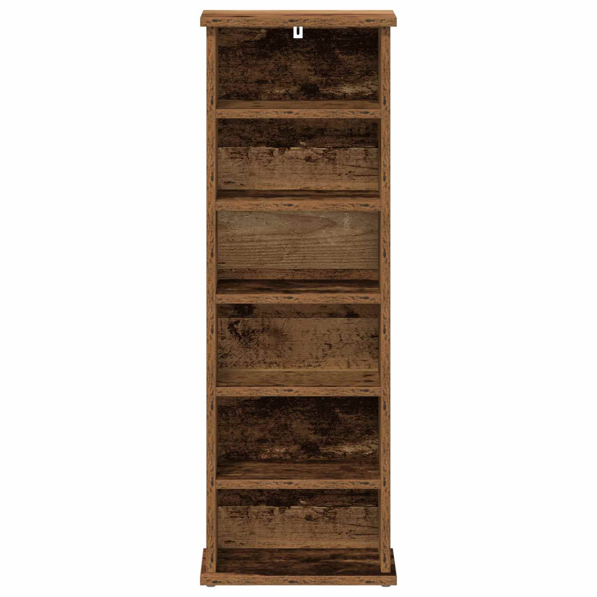CD Cabinet Old Wood 32 x 17 x 92 cm Engineered Wood