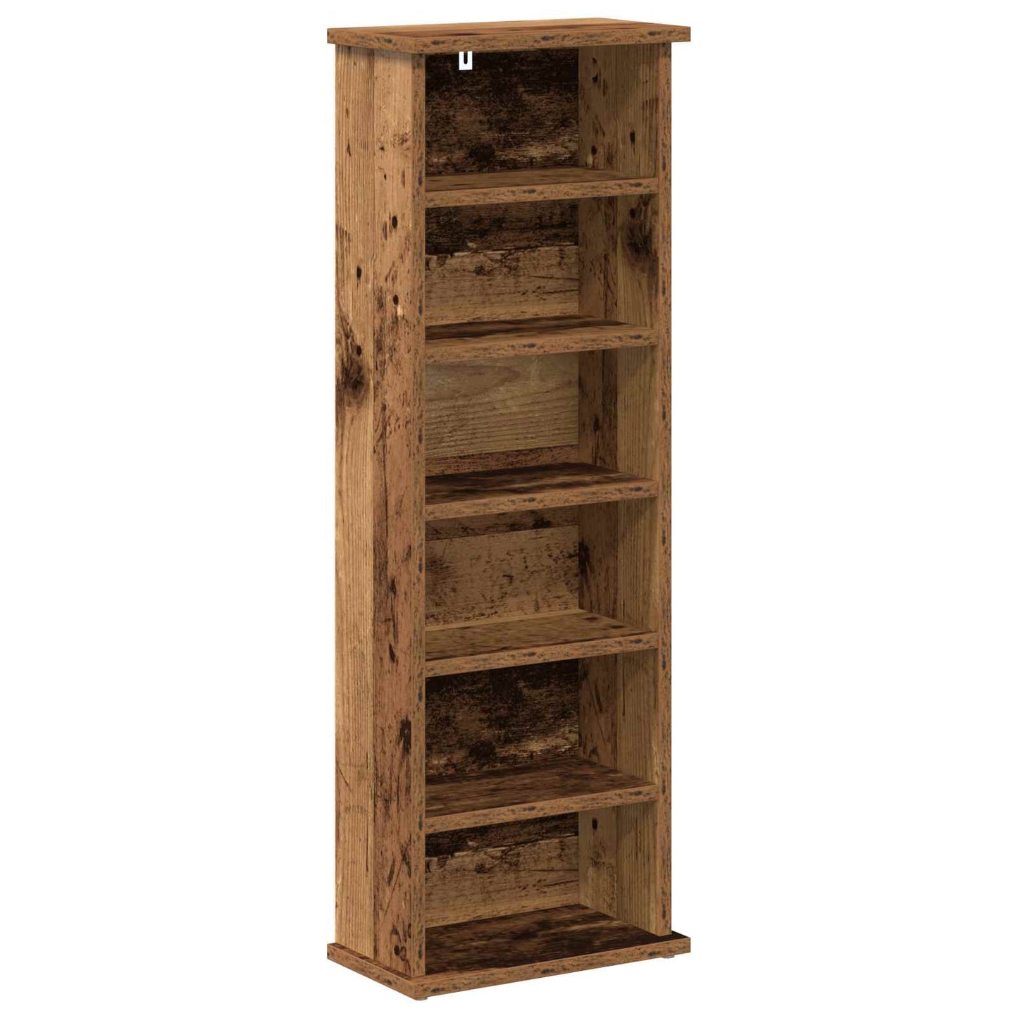 CD Cabinet 2 pcs Old Wood 32 x 17 x 92 cm Engineered Wood
