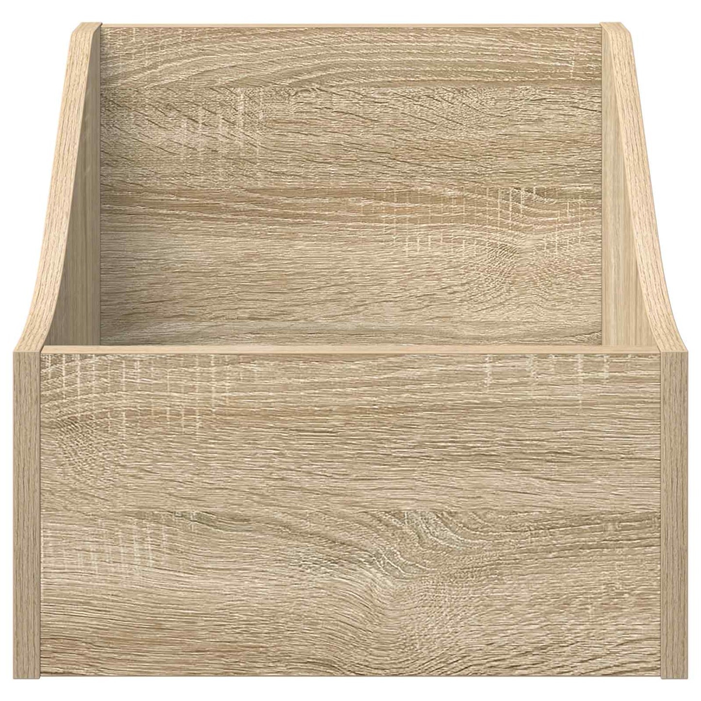 LP Record Box Sonoma Oak 37 x 33 x 32 cm Engineered Wood