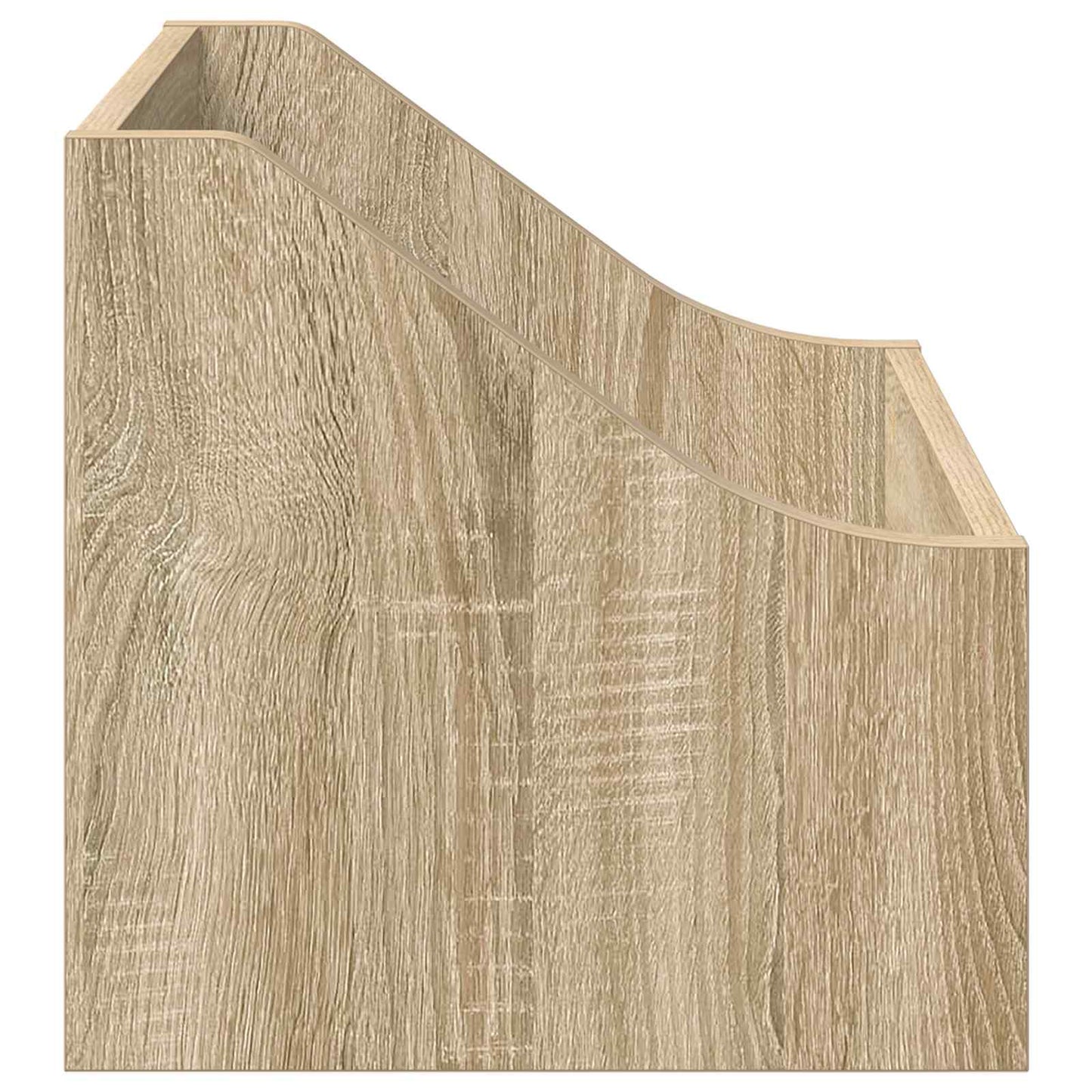 LP Record Box Sonoma Oak 37 x 33 x 32 cm Engineered Wood