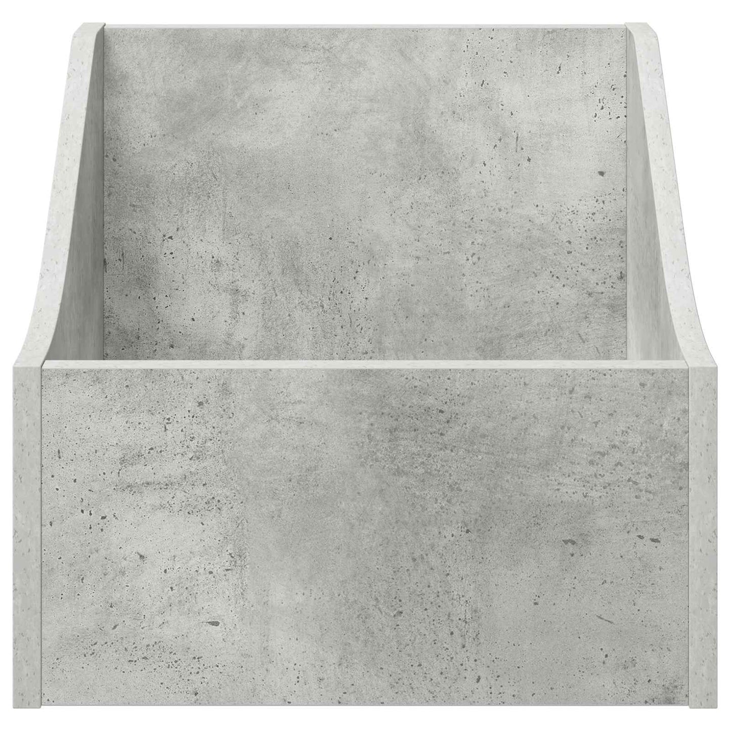 LP Record Box 2 pcs Concrete Grey 37 x 33 x 32 cm