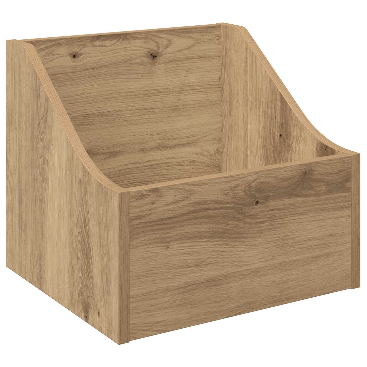 LP Record Box Artisan Oak 37 x 33 x 32 cm Engineered Wood