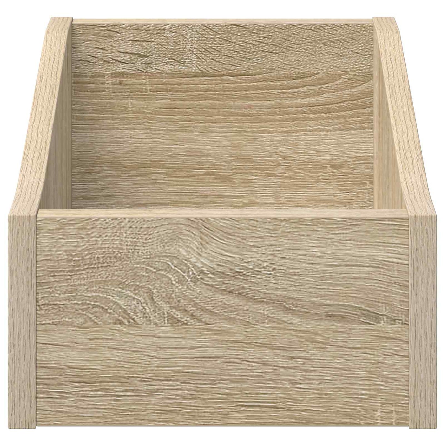 LP Record Box 2 pcs Sonoma Oak 23 x 33 x 16 cm Engineered Wood